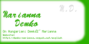 marianna demko business card